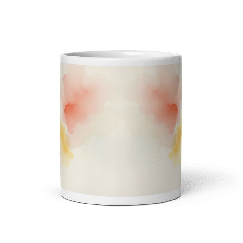 Watercolor (White glossy mug)