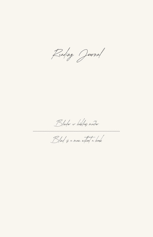 Hvítmáfur Reading Journal