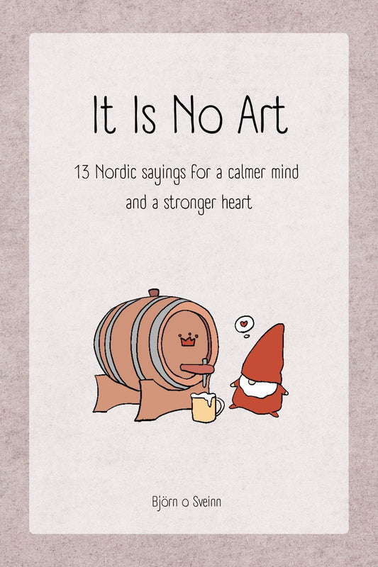 Booklet with text and illustrations on a textured background