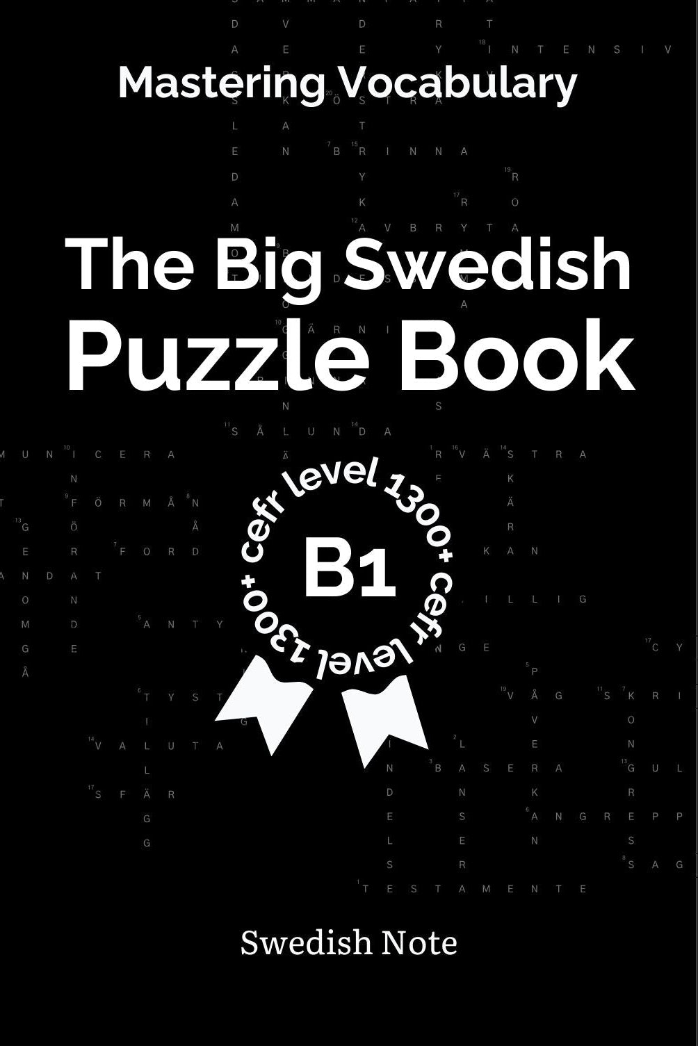 The big Swedish puzzle book B1 | Master vocabulary in a fun way | Swedish Note