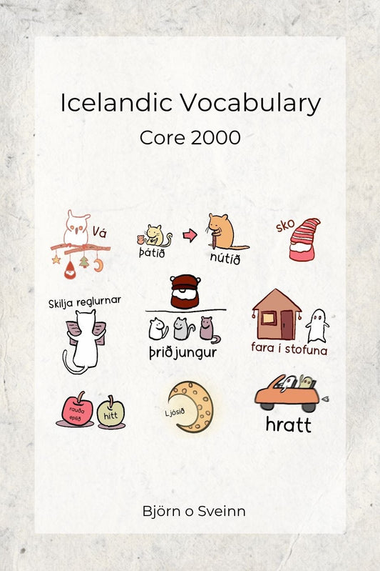 Book cover of Icelandic Vocabulary Core 2000