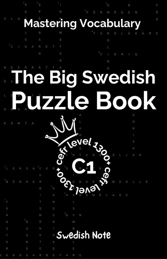 Swedish Puzzle Book C1 瑞典語拼字遊戲書 5