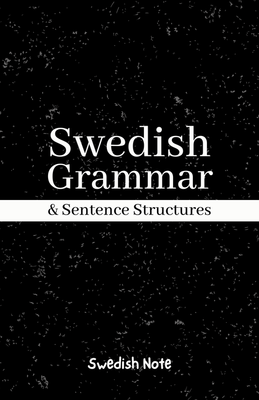Swedish Grammar & Sentence Structures 瑞典語文法書