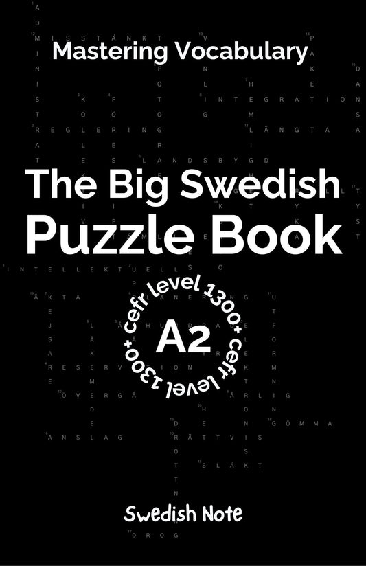 Swedish Puzzle Book A2 瑞典語拼字遊戲書 2