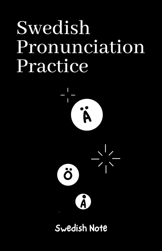 Swedish Pronunciation Practice 瑞典語發音練習書