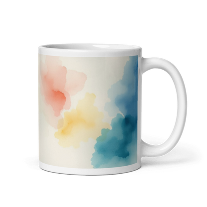 Watercolor (White glossy mug)