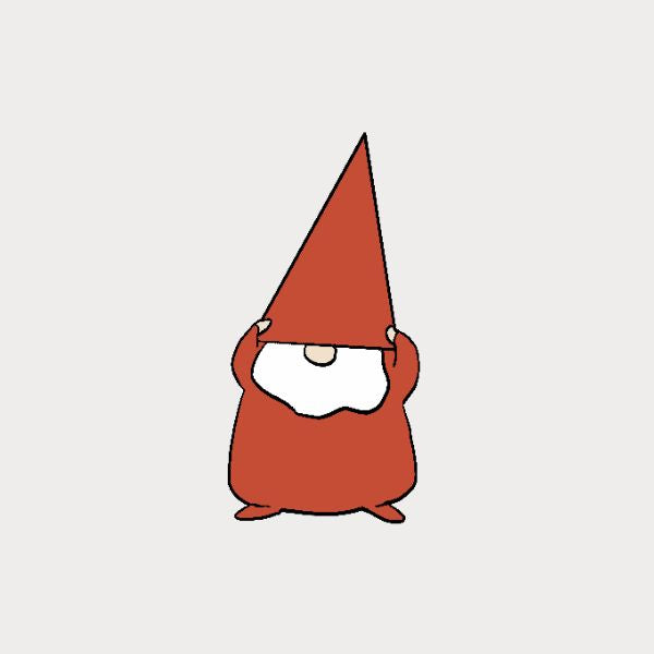 Sveinn and his triangle hat