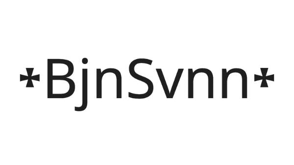 text BjnSvnn