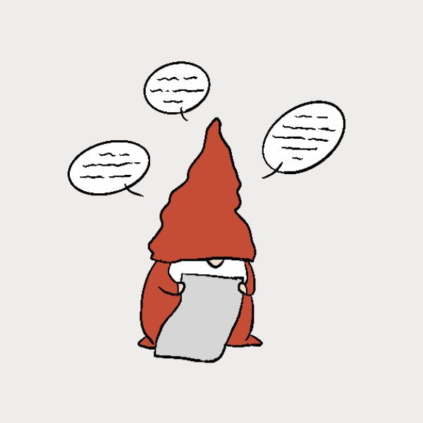 Sveinn is reading letters
