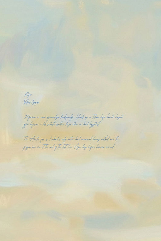 White wolf standing on a snowy landscape with soft lighting